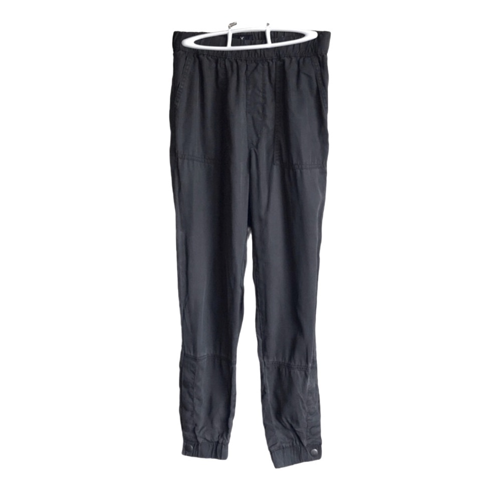AMERICAN EAGLE Women’s Grey Skinny Cargo Stretch Waist Pullover Pants Sz XS